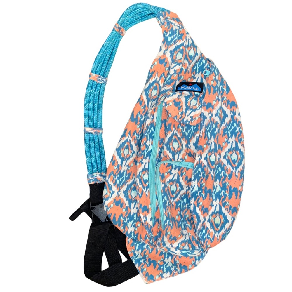 Kavu Sling Bag in Beach Paint Pattern